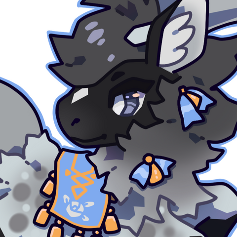 Blocky Chibi (a cropped version of an example of a blocky chibi commission.)